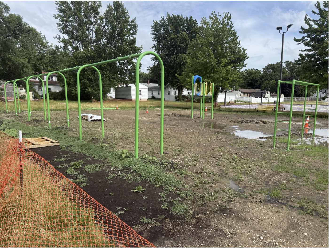 Additional delays to playground equipment at Strouss Park