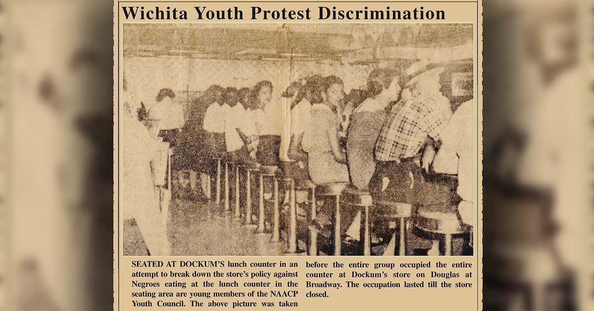 1958: Dockum Drug Store refuses to serve Black youth