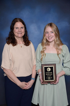 Plant receives Hampden Academy’s Principal’s Award