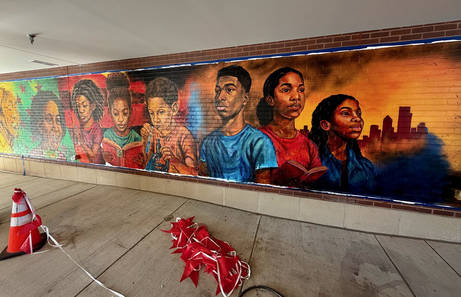Murals transform Kerrytown corner in tribute to Ann Arbor’s Black history, cultural life