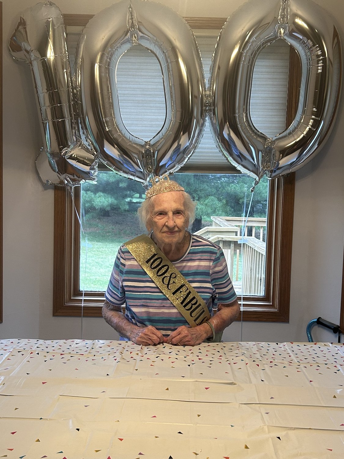 Byron’s Powless celebrates 100th birthday