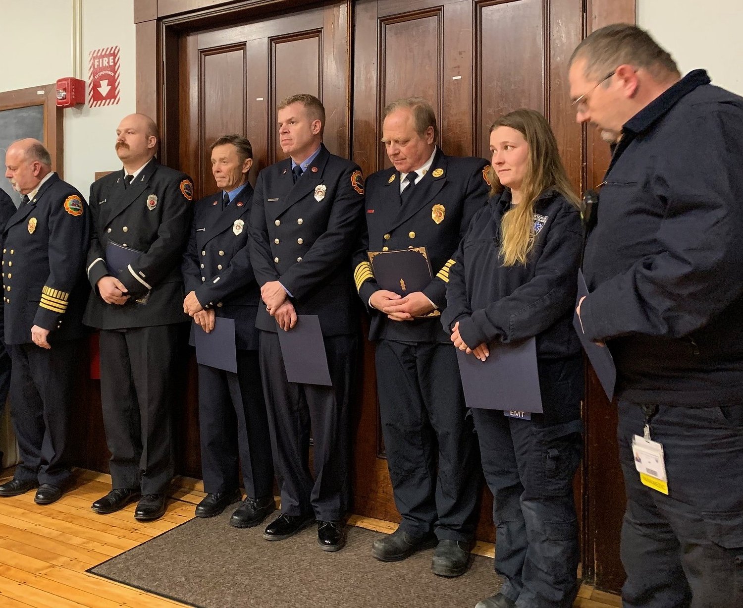 Life-saving awards presented to first responders in Wilton