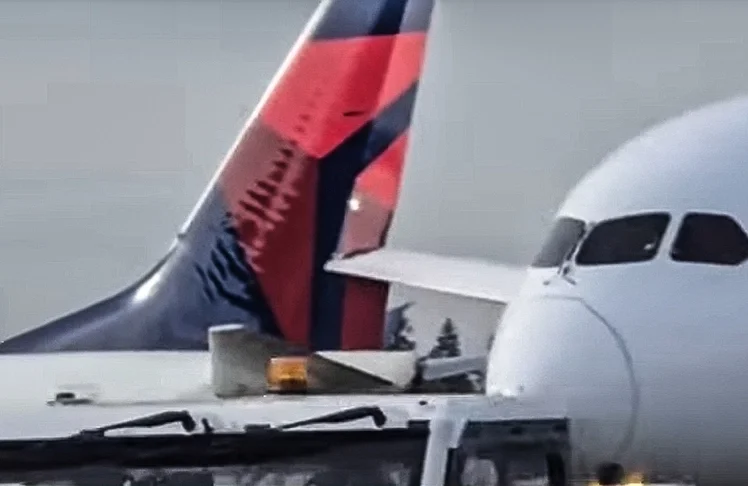 Japan Airlines Aircraft Collides With Parked Delta Jet At Seattle-Tacoma Airport