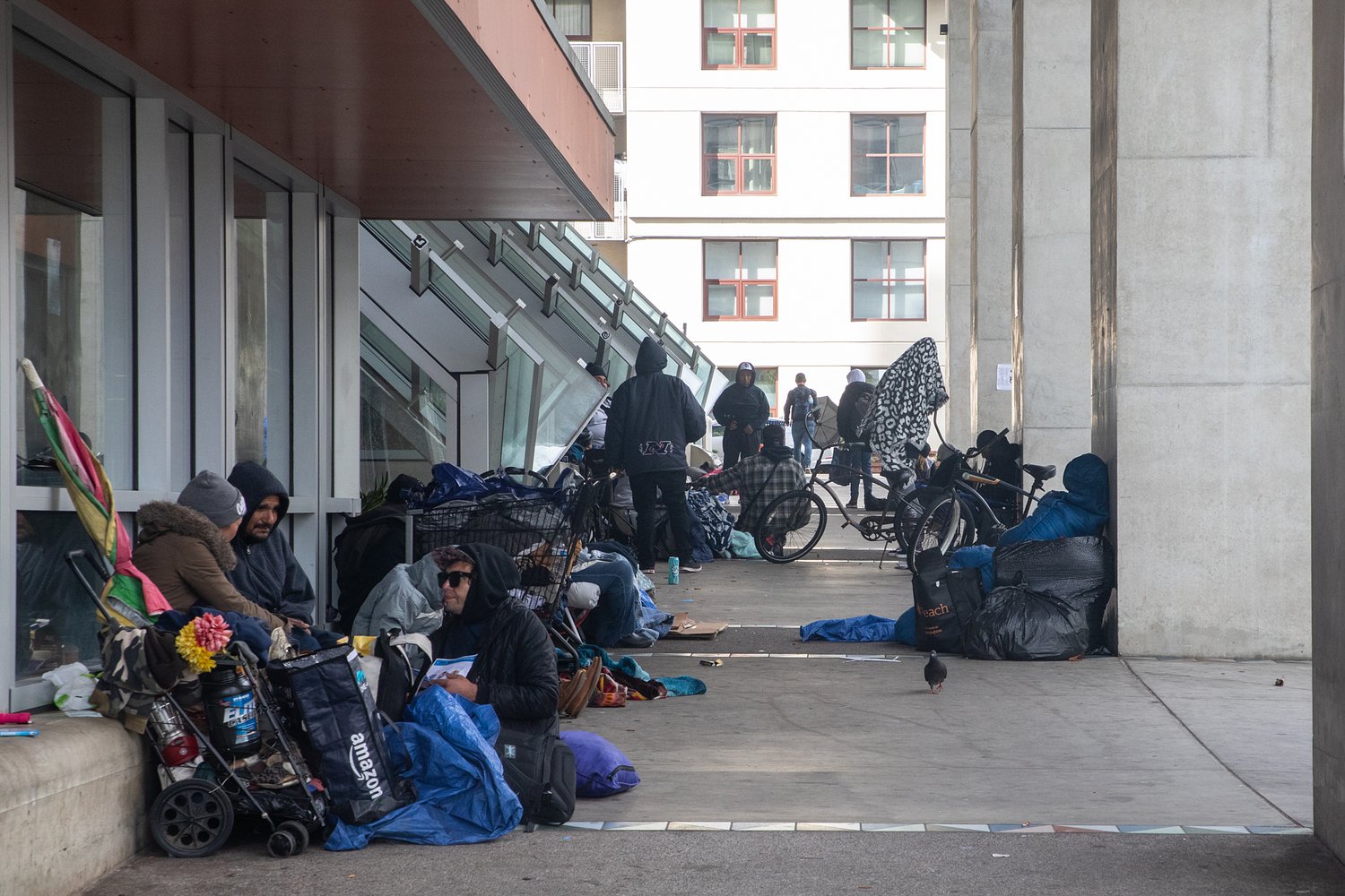 A year after San Diego banned public camping, most new shelter options are tents