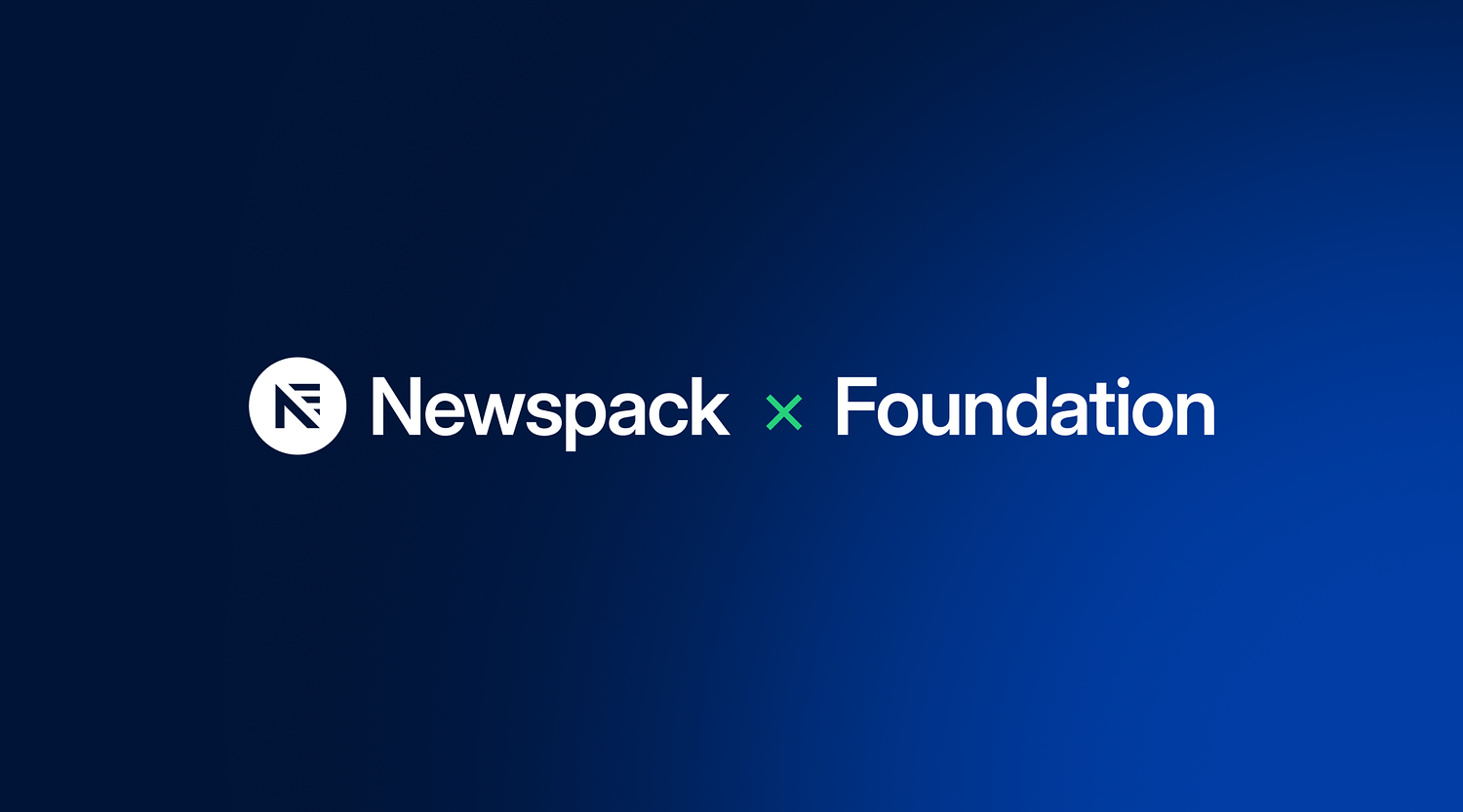 Foundation and Newspack join forces
