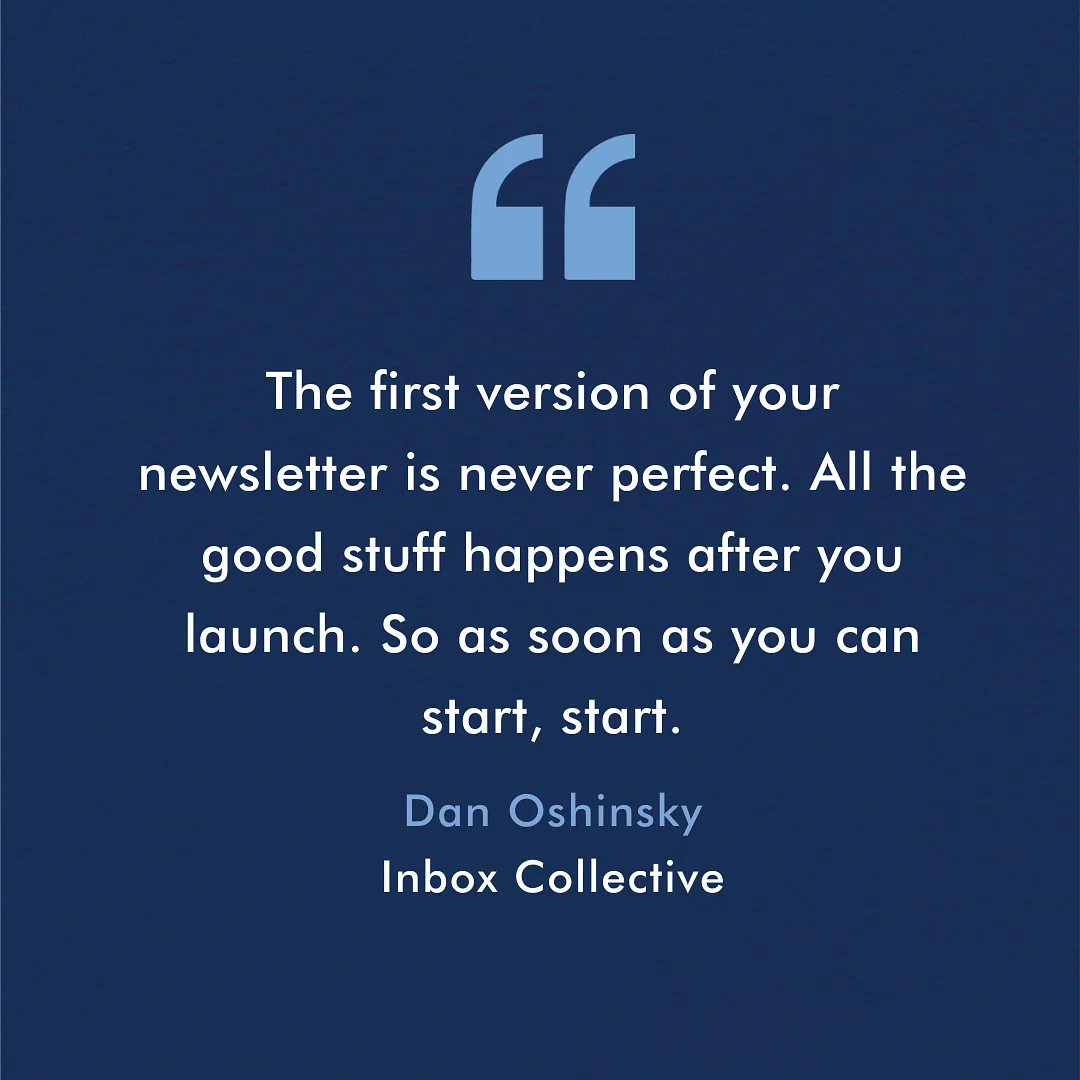 The Newsletter Advice I Give Again and Again