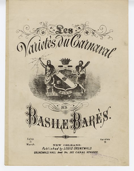 Basile Barès composed, published music while enslaved