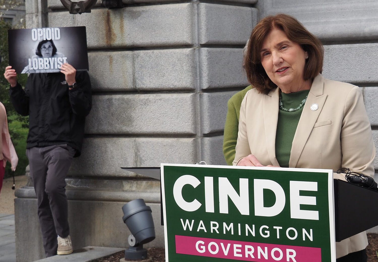 Why do NH Republicans keep calling Cinde Warmington an opioid lobbyist? Here’s the backstory.