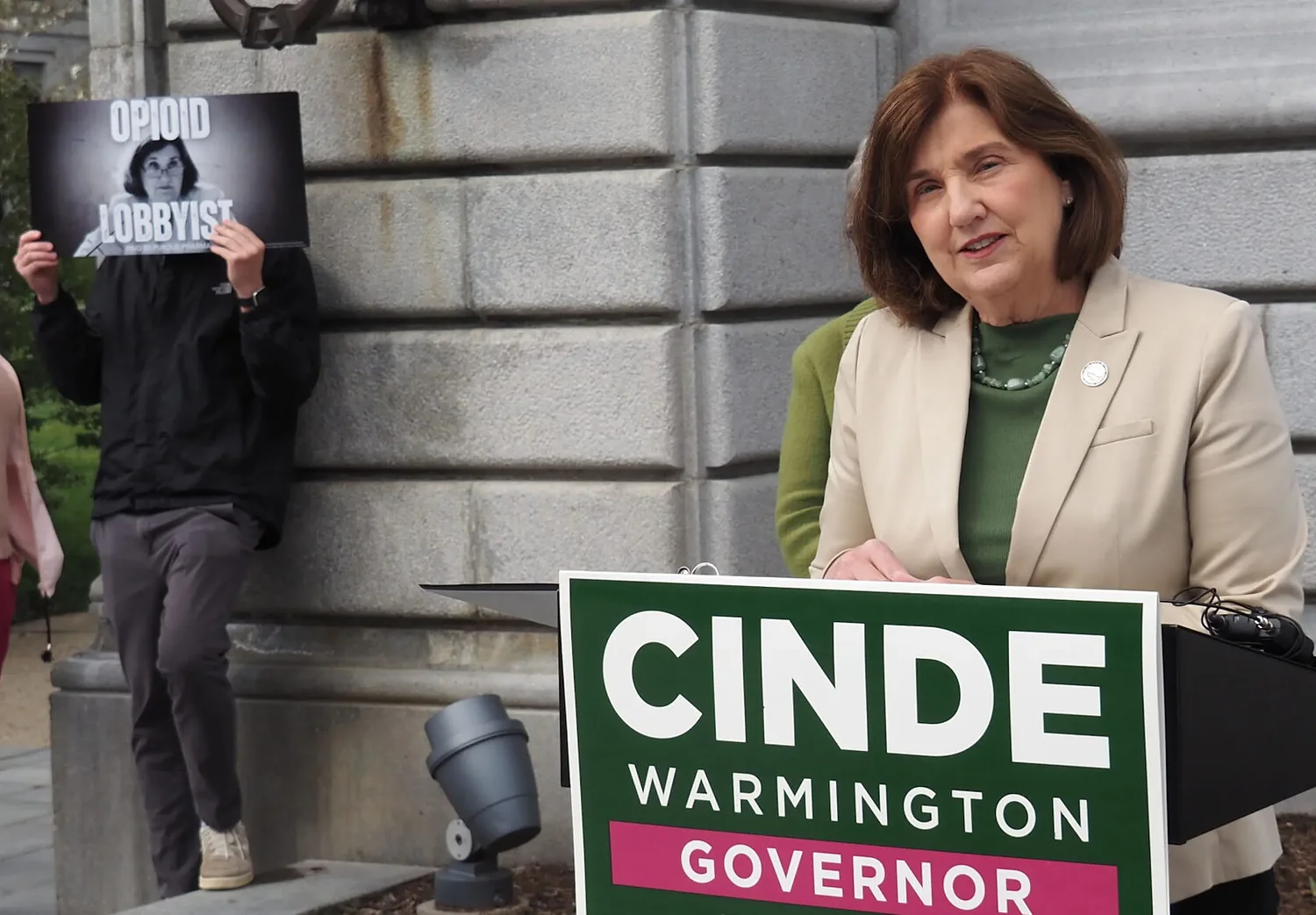 Why do NH Republicans keep calling Cinde Warmington an opioid lobbyist? Here’s the backstory.
