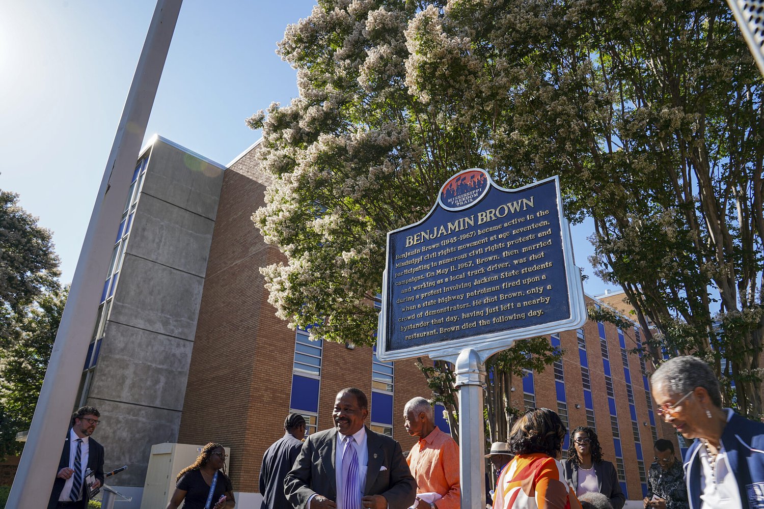 ‘Speak their names’: Jackson State community honors civil rights organizer slain in 1967 protest