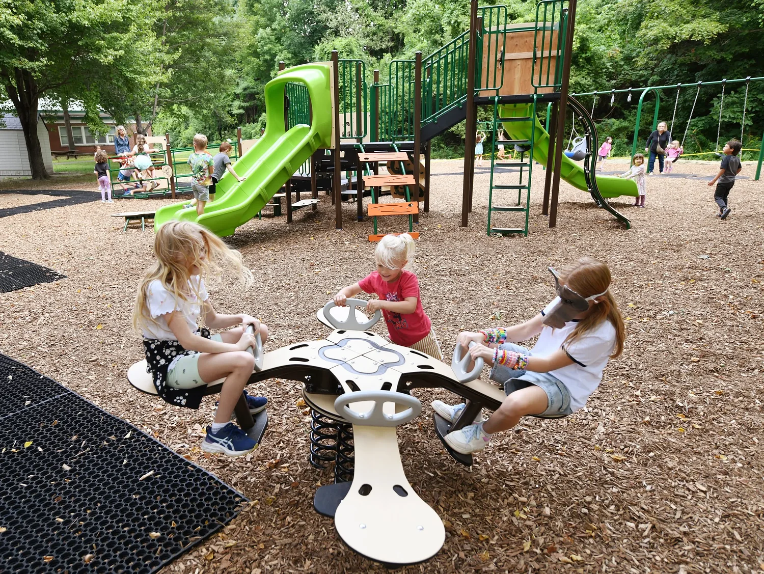 PHOTOS: Make way for play at Buckland Shelburne Elementary