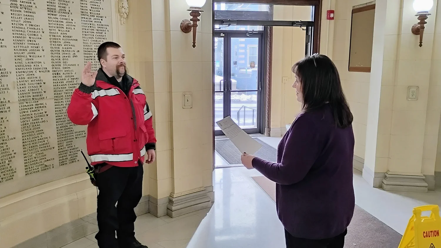 John Smith sworn in as Athol's newest firefighter/paramedic